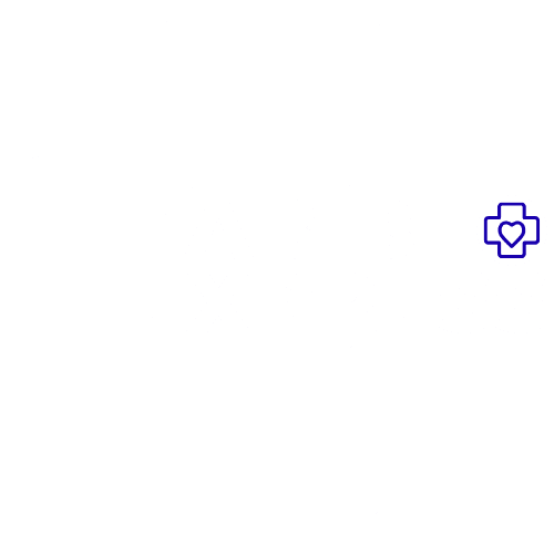 Découvrez le logo blanc officiel de Tabib Express, l’application qui facilite vos consultations médicales à domicile au Maroc.